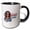 Black/White, variant on 3drose, Twisted Vixen Text and an Image of African-american Beautiful Woman, 11oz Two-tone Yellow Mug