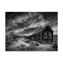 Trademark Fine Art 'Black And White Desert View III' Canvas Art by David Drost