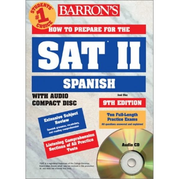 Pre-Owned How to Prepare for the SAT II Spanish [With CD] (Paperback) 0764174606 9780764174605