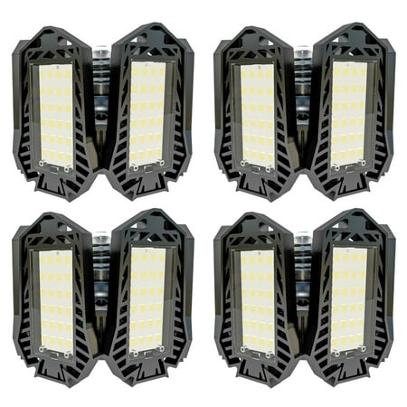 

Plug In Garage Lights Deformable LED Garage Ceiling Lights for Warehouse Barn Light Bulb 2