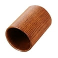 thumbnail image 5 of Round Wood Utensil Storage Holder Kitchen Wooden Cutlery Decor Jar 15x8.7cm, 5 of 6