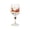 F, variant on 3D Christmas Wine Glasses, Cute Santa Claus 3D Christmas Glass Art Cup, Festive Glass Drinkware for Wine, Cocktails Holiday Table Decor Gift