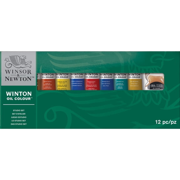 Winsor & Newton Winton Oil Color Studio Set, 8-Colors