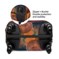 thumbnail image 4 of Disketp Oil Paintings Of Elephants Elastic Travel Luggage Cover Travel Suitcase Protective Cover For Trunk Case Apply To 18''-32'' Suitcase Cover-Small, 4 of 9