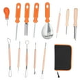 thumbnail image 2 of Pumpkin Carving Tools Set, Professional Pumpkin Carving Kit  Pumpkin Carving Kit 14Pcs With Storage Bag For  Decoration Jack-O-Lanterns, 2 of 8