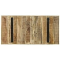 thumbnail image 3 of vidaXL Dining Table 140x70x76 cm Rough Mango Wood, 3 of 5