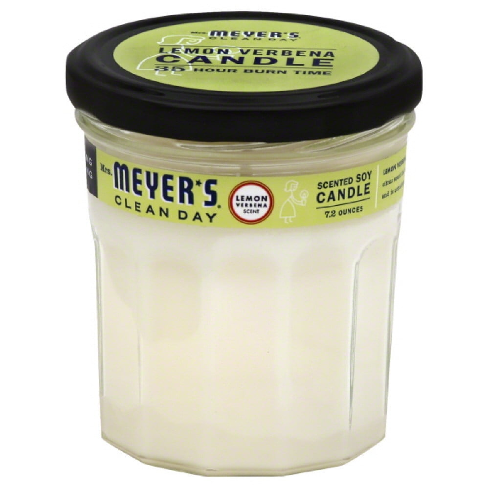 Mrs Meyers Basil Scent Scented Soy Candle, 7.2 Oz (Pack of 6) Walmart