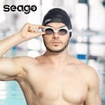 thumbnail image 2 of Seago - anteojos de natación con visión corta y miope de cerca, antiempañamiento, protección UV, par multicolor, 2 of 7