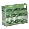 thumbnail image 1 of Egg Rack Rotatable Handle Design Protective Large Capacity Space-saving Store Eggs Reusable Refrigerator Door Egg Storage Container Kitchen Supplies, 1 of 12