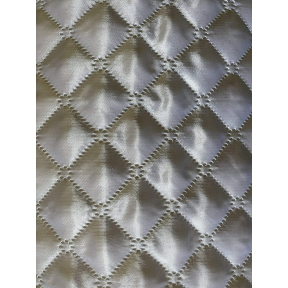 Valentina Textile Inc Polyester Quilted Padded Fabric (1 Yard, Black)