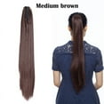 thumbnail image 5 of HAIRRO Claw Clip On Ponytail Hair Extension Synthetic Ponytail Extension Hair For Women Pony Tail Hairpiece Curly Style, 5 of 10