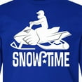 thumbnail image 4 of Inktastic Snowmobile Rider Snowmobiling Long Sleeve Youth T-Shirt, 4 of 5