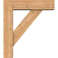 thumbnail image 3 of Ekena Millwork 7 1/2"W x 30"D x 34"H Traditional Block Smooth Bracket w/ Offset Brace, Western Red Cedar, 3 of 25
