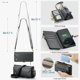 thumbnail image 3 of Funda de cuero Compatible con Samsung Galaxy S25 FE, [Bloqueo RFID] Cartera Multifuncional, Bolso, Funda de cuero con Ranuras para Tarjetas, Pata de Cabra, Bandolera Cruzada para Mujer, Hombre, 3 of 8