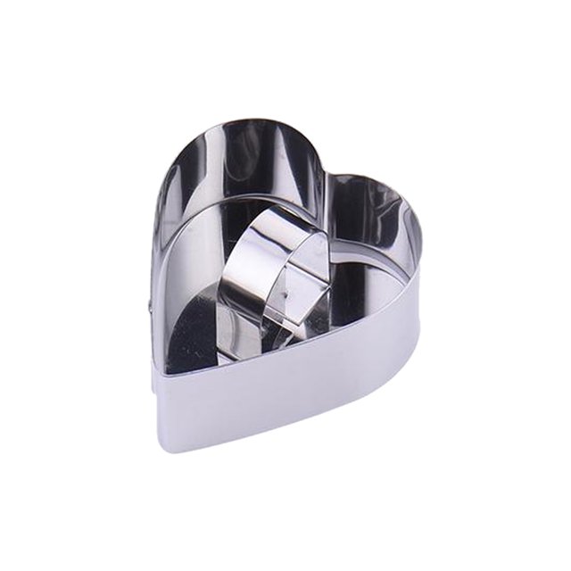 Agiferg Baking Tools Stainless Steel Cake Mold With Push Plate Sushi Cutting Mold Tool