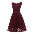 thumbnail image 2 of Vestido de fiesta sin mangas de encaje para mujer Vestido de fiesta de cóctel Vestido vintage Fridja  hjkh5806, 2 of 5