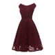 thumbnail image 2 of Vestido de fiesta sin mangas de encaje para mujer Vestido de fiesta de cóctel Vestido vintage Fridja  hjkh5806, 2 of 5
