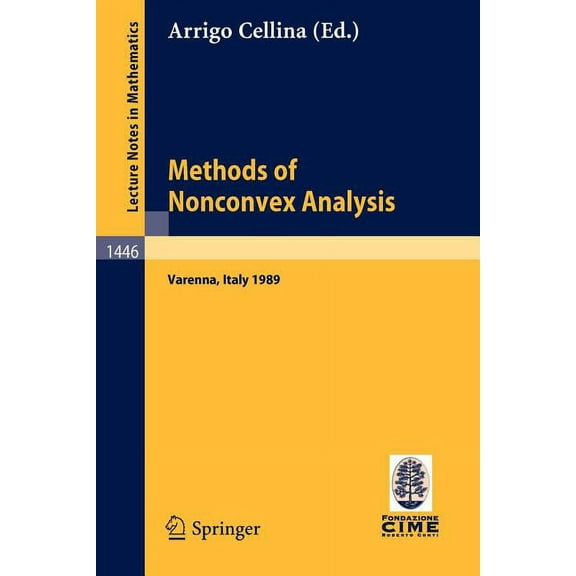Methods of Nonconvex Analysis, (Paperback)