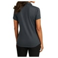 thumbnail image 3 of Yellow Rooster Women's Diamond Jacquard Polyester Polo Graphite XS, 3 of 6