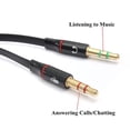 thumbnail image 4 of Koszal 3.5mm Audio Mic Y Splitter Cable Headphone Adapter Female fo 2 Male Adapter, 4 of 7