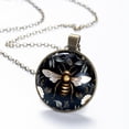 thumbnail image 6 of Bee Necklace Personalized Custom Photo Round Pendant Adjustable Stainless Steel Necklaces with Gift Box for Men Women Mothers Valentine's Jewelry Gift, 6 of 6