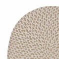 thumbnail image 2 of 10' x 13' Natural Beige Oval Braided Area Throw Rug, 2 of 2