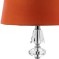 thumbnail image 4 of SAFAVIEH Crescendo 16 in. Crystal Table Lamp with Orange Polyester Shade, Set of 2, 4 of 5
