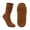 Brown, variant on Mid‑Calf Slouch Stacked Socks for Women Men Thermal Socks Winter Warm Cozy Elastic Ribbed Cuffs Yoga Fitness Crew Socks White