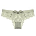 thumbnail image 4 of B91xZ Strings pour Femmes en Microfibre Extensible Lisse Culotte, Vert m, 4 of 4