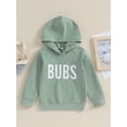 thumbnail image 2 of Bagilaanoe Little Boy Casual Hoodies Sweatshirt Toddler Long Sleeve Letter Print Pullover 3T 4T 5T 6T 7T 8T Kids Fall Loose Tee Tops, 2 of 9