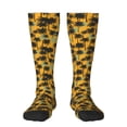 thumbnail image 2 of Picia Women Crew Soft Moisture-wicking Socks Hawaii Palms Pattern Design Cotton Socks, One Size fit All, 2 of 9