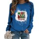 thumbnail image 1 of Sudadera para mujer Sudaderas con cuello redondo Primavera Otoño Manga larga Estampado de Navidad Suéter Top Odeerbi ODB-5, 1 of 5