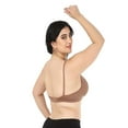 thumbnail image 4 of Stylesindia Women Plus Size Bra Full Coverage C-Cup Non Wired Pushup Soft Cup for T-Shirt Sports Garment and Daily Use ( 40, Dark Brown), 4 of 6