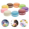 thumbnail image 3 of 9 piezas de pastel de macarrones simulado, modelo realista de postre, accesorio para encimera de fiesta, modelo de macarrones, 3 of 5