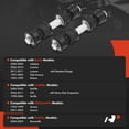 thumbnail image 2 of A-Premium 2 x Rear Sway Bar Links Stabilizer Bar Links Compatible with Buick Lucerne 2006-2011 LeSabre Park Avenue Riviera & Cadillac DTS DeVille Seville & Oldsmobile Aurora & Pontiac Bonneville, 2 of 6
