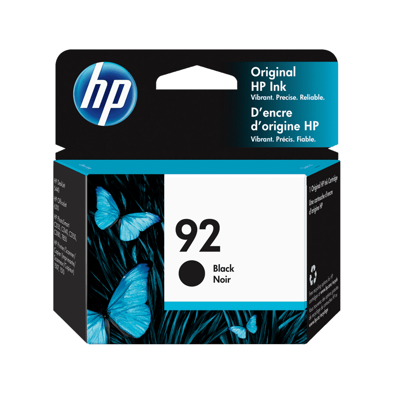 HP 92, (C9362WN) Black Original Ink Cartridge