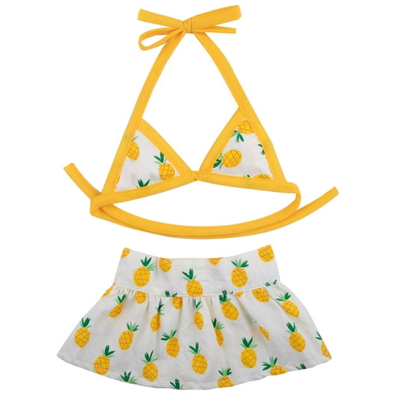 lixuesong Pet Dogs Bikinis Set Floral Swimsuit for Small Puppy Cat Fashion Dogs Bathing Suit Four Season Party Wear Dress