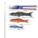 thumbnail image 4 of Bandera japonesa Macarena Windsock 4 piezas para jardín al aire libre Patio Bandera colgante, 4 of 8