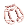 thumbnail image 4 of Rodillo de masaje de piernas Masaje de tejido profundo Accesorios multifunción Ligero 12 Rosa, 4 of 8