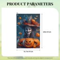 thumbnail image 4 of Honeii Modern Style Pumpkin Witch Print Golf Towel, Golf Towels for Golf Bag with Carabiner Clip, Tri-fold Waffle Pattern Golf Towel, 4 of 6