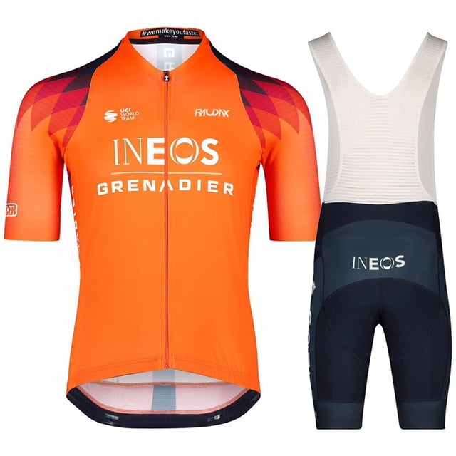 Maglia Ineos Grenadiers-maillot de manga corta para Hombre, ropa de entrenamiento de equipo deportivo, transpirable, para Verano, novedad de 2023 qiuyongming unisex