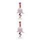 thumbnail image 4 of Matsuzay Bolsa de basura en forma de pollo, clasificación hecha a mano, reutilizable, a prueba de polvo, dispensador de bolsas, accesorios para el hogar Rosado 2piezas Matsuzay CBP194033, 4 of 6
