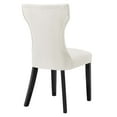 thumbnail image 5 of Modway Silhouette 20" Modern Fabric Dining Chairs in Black/Navy (Set of 2), 5 of 9
