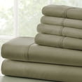 thumbnail image 2 of Becky Cameron Luxury Ultra Soft 6 Piece Solid Bed Sheet Set, 2 of 2