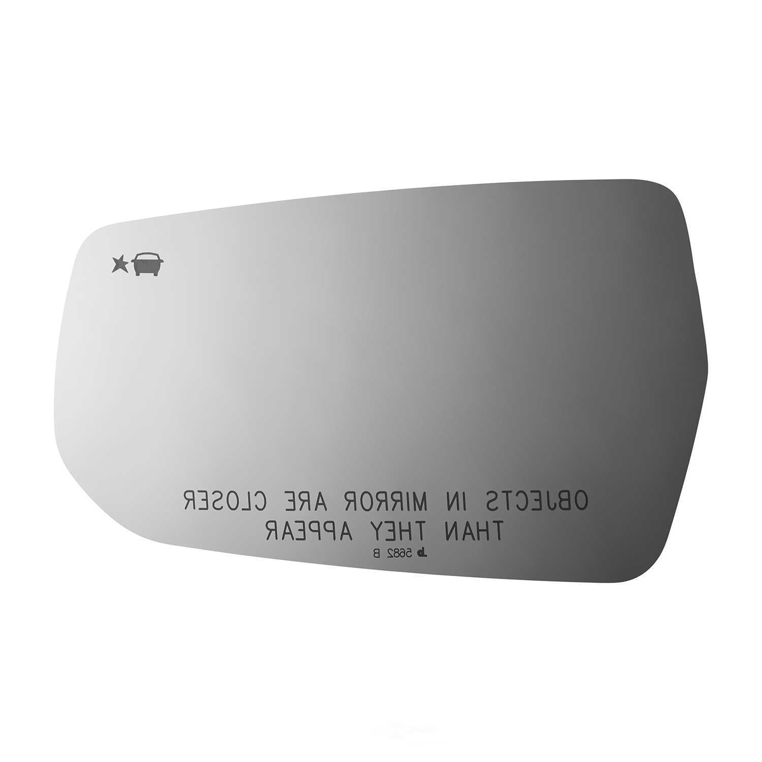 Burco Side View Mirror Replacement Glass - Clear Glass - 5682B