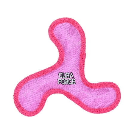 UPC: 0180181909641 | Duraforce Junior Boomerang Pink  Durable Dog Toy