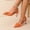 Orange, variant on Women's Satin Bow Ankle Strap Heels - Stiletto Pumps Bow Heels Pointed Toe Ankle Strap High Heels Bridal Party Dress Shoes for Wedding, Party & Bridal Wear(Orange,8)