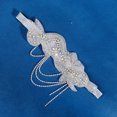 thumbnail image 5 of Tiara de cristal de perlas de boda vintage, corona para el cabello, diadema de novia hecha a mano, piezas de cabeza de perlas nupciales para boda, fiesta de cumpleaños, accesorio para el cabello, 5 of 5
