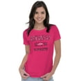 thumbnail image 3 of Arkansas Boar Stenciled Distressed Womens Fitted Plus Size Graphic Tee Brisco Brands 2X, 3 of 5
