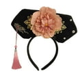 thumbnail image 2 of Tocado chino adornado decorativo con borla Hanfu aro de pelo chino Qing Estilo A, 2 of 8